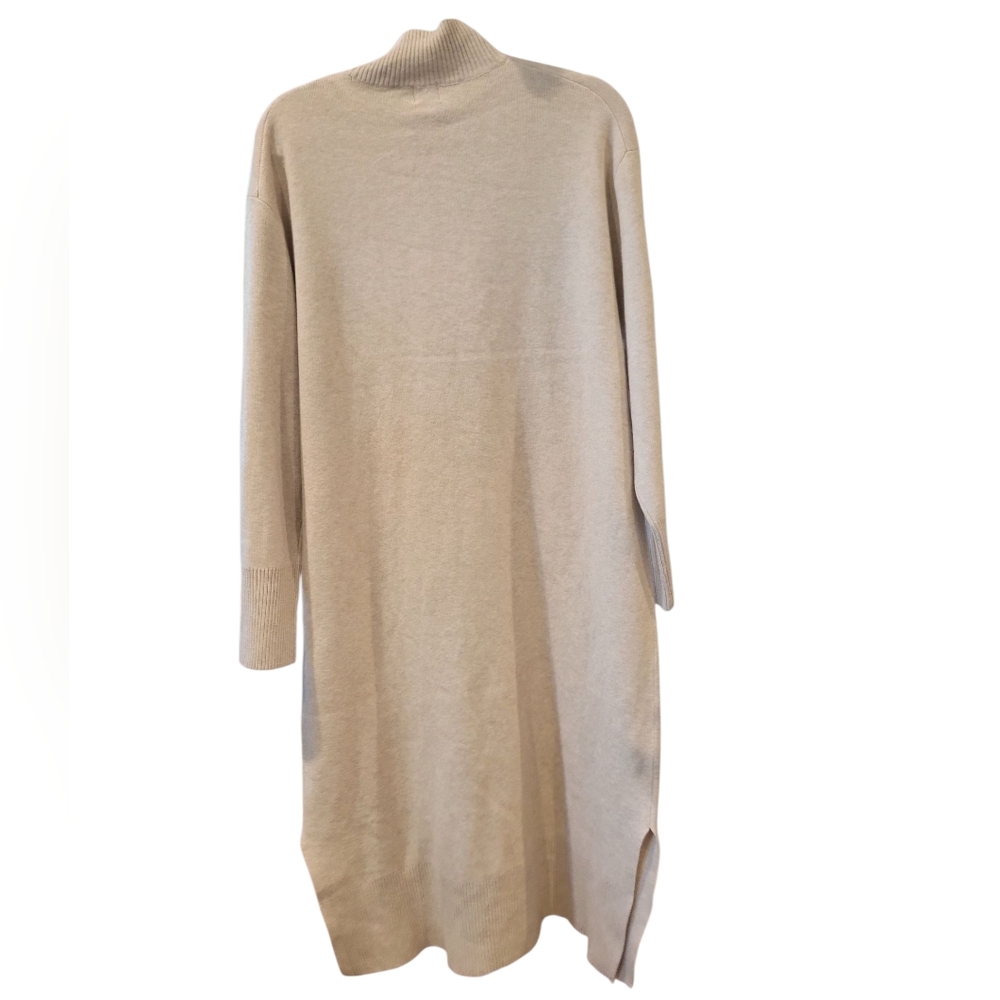 A New Day Cream Long Sleeve Sweater Dress